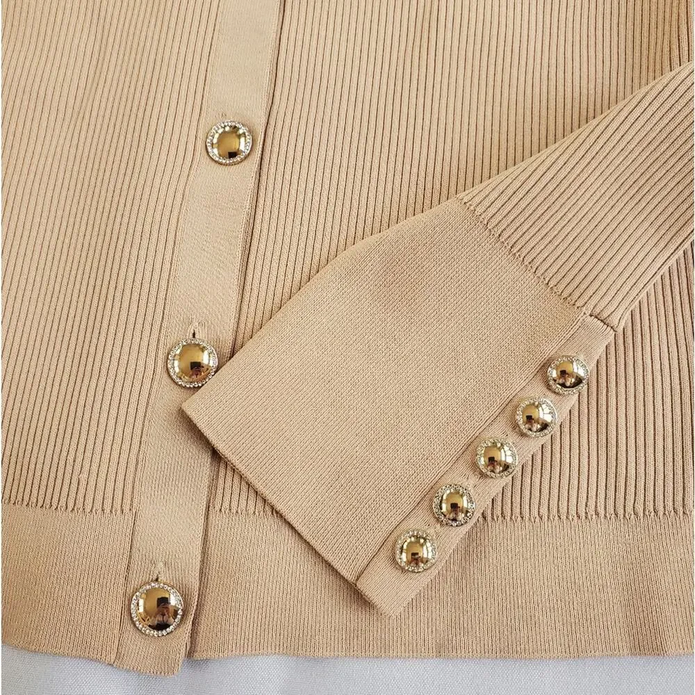 NWT$298 Generation Love Pennie Rib-Knit Cardigan Sweater Sz XL - Picture 10 of 16